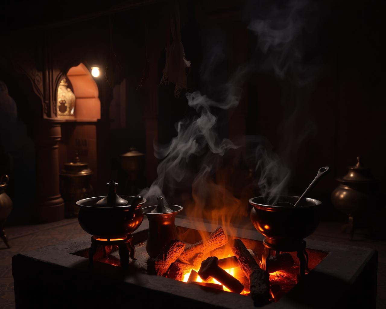 Traditional Rajasthani royal kitchen